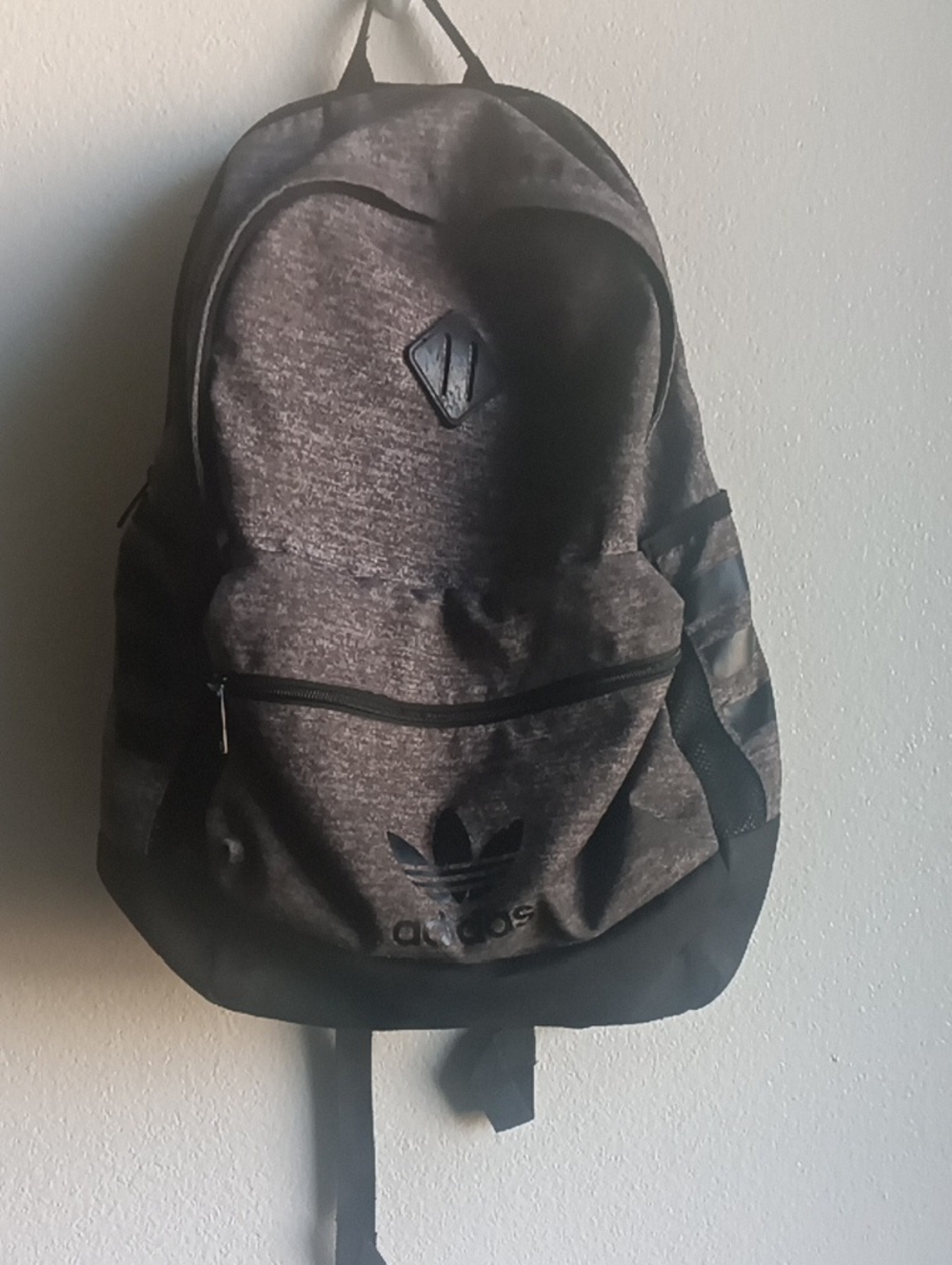 adidas Gray and Black Casual Backpack